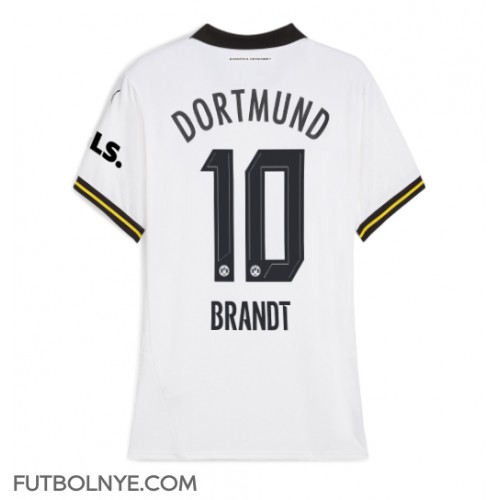 Camiseta Borussia Dortmund Julian Brandt #10 Tercera Equipación para mujer 2024-25 manga corta